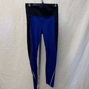 Under Armour Black and Blue Compression Leggings